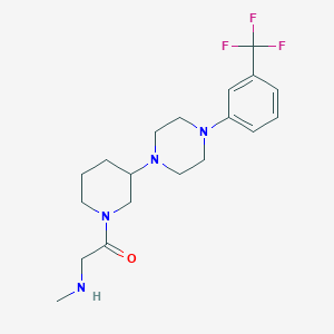 N-methyl-2-oxo-2-(3-{4-[3-(trifluoromethyl)phenyl]-1-piperazinyl}-1-piperidinyl)ethanamine dihydrochloride