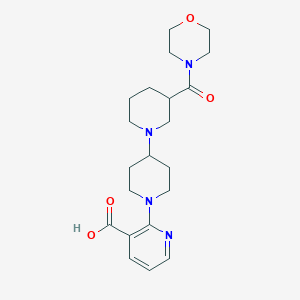 2-[3-(morpholin-4-ylcarbonyl)-1,4'-bipiperidin-1'-yl]nicotinic acid