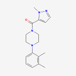 1-(2,3-dimethylphenyl)-4-[(1-methyl-1H-pyrazol-5-yl)carbonyl]piperazine