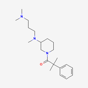 N,N,N'-trimethyl-N'-[1-(2-methyl-2-phenylpropanoyl)-3-piperidinyl]-1,3-propanediamine