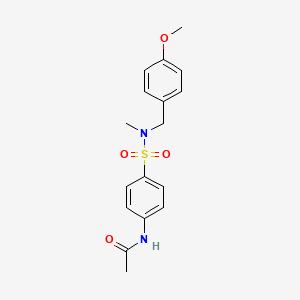 N-(4-{[(4-methoxybenzyl)(methyl)amino]sulfonyl}phenyl)acetamide