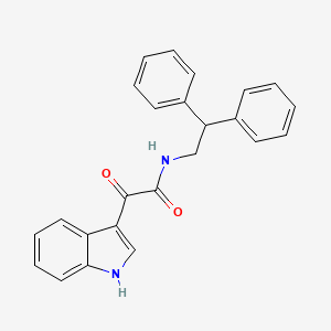 N-(2,2-diphenylethyl)-2-(1H-indol-3-yl)-2-oxoacetamide