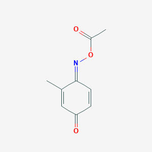 [(E)-(2-methyl-4-oxocyclohexa-2,5-dien-1-ylidene)amino] acetate