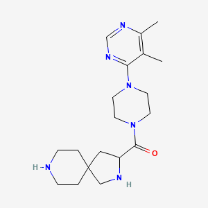 3-{[4-(5,6-dimethyl-4-pyrimidinyl)-1-piperazinyl]carbonyl}-2,8-diazaspiro[4.5]decane dihydrochloride