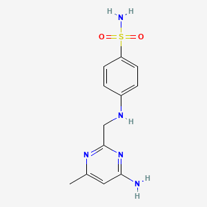 4-{[(4-amino-6-methyl-2-pyrimidinyl)methyl]amino}benzenesulfonamide