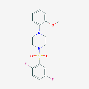 1-(2,5-DIFLUOROBENZENESULFONYL)-4-(2-METHOXYPHENYL)PIPERAZINE