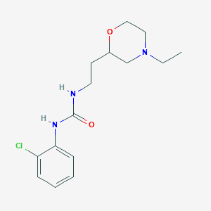 N-(2-chlorophenyl)-N'-[2-(4-ethylmorpholin-2-yl)ethyl]urea