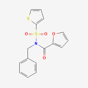 N-benzyl-N-thiophen-2-ylsulfonylfuran-2-carboxamide