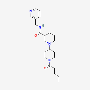 1'-pentanoyl-N-(pyridin-3-ylmethyl)-1,4'-bipiperidine-3-carboxamide