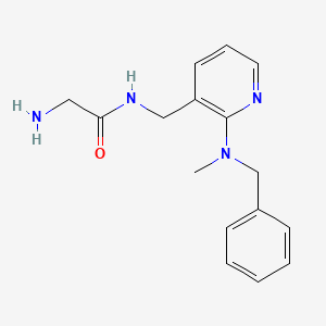 N~1~-({2-[benzyl(methyl)amino]pyridin-3-yl}methyl)glycinamide