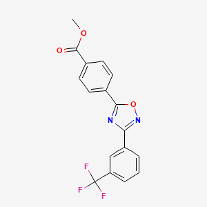 methyl 4-{3-[3-(trifluoromethyl)phenyl]-1,2,4-oxadiazol-5-yl}benzoate