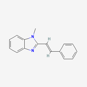 1-methyl-2-(2-phenylvinyl)-1H-benzimidazole