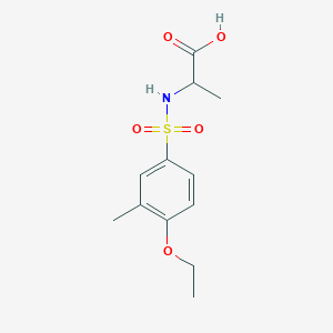 N-[(4-ethoxy-3-methylphenyl)sulfonyl]alanine