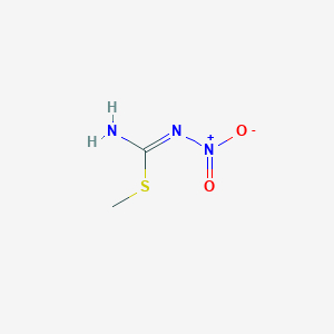 molecular formula C₂H₅N₃O₂S B052908 methyl N'-nitrocarbamimidothioate CAS No. 2986-25-6