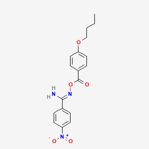 N'-[(4-butoxybenzoyl)oxy]-4-nitrobenzenecarboximidamide