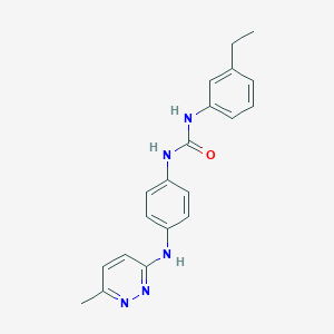 N-(3-ethylphenyl)-N'-{4-[(6-methyl-3-pyridazinyl)amino]phenyl}urea