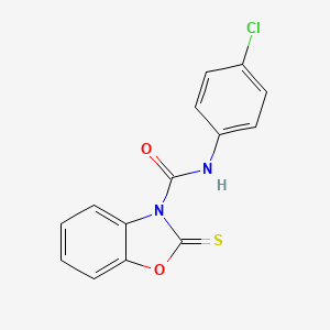 N-(4-chlorophenyl)-2-thioxo-1,3-benzoxazole-3(2H)-carboxamide