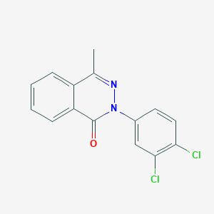 molecular formula C15H10Cl2N2O B5291116 2-(3,4-dichlorophenyl)-4-methyl-1(2H)-phthalazinone 
