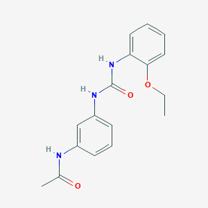 molecular formula C17H19N3O3 B5291184 N-[3-({[(2-ethoxyphenyl)amino]carbonyl}amino)phenyl]acetamide 