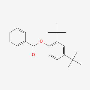molecular formula C21H26O2 B5291374 2,4-二叔丁基苯甲酸苯酯 