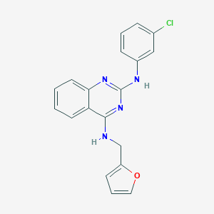 molecular formula C19H15ClN4O B529138 Antimalarial agent 13 