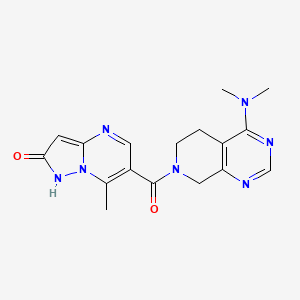 6-{[4-(dimethylamino)-5,8-dihydropyrido[3,4-d]pyrimidin-7(6H)-yl]carbonyl}-7-methylpyrazolo[1,5-a]pyrimidin-2(1H)-one
