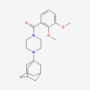 molecular formula C23H32N2O3 B5291737 1-(1-adamantyl)-4-(2,3-dimethoxybenzoyl)piperazine 
