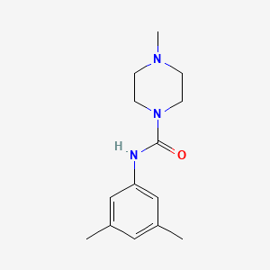 molecular formula C14H21N3O B5292121 N-(3,5-dimethylphenyl)-4-methyl-1-piperazinecarboxamide 