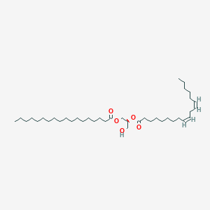 molecular formula C₃₉H₇₂O₅ B052925 1-Stearoyl-2-linoleoyl-sn-glycerol CAS No. 34487-26-8