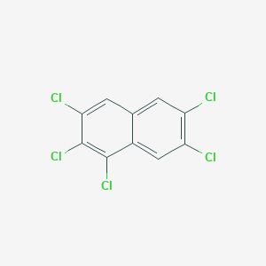 molecular formula C10H3Cl5 B052927 1,2,3,6,7-Pentachloronaphthalene CAS No. 150224-16-1
