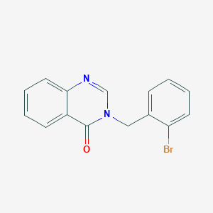 molecular formula C15H11BrN2O B5292717 3-(2-bromobenzyl)-4(3H)-quinazolinone 