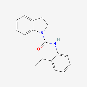 molecular formula C17H18N2O B5292778 N-(2-ethylphenyl)-1-indolinecarboxamide 