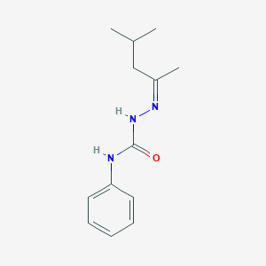 molecular formula C13H19N3O B5292981 4-methyl-2-pentanone N-phenylsemicarbazone 