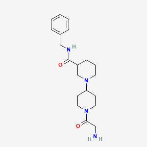 molecular formula C20H30N4O2 B5293100 N-benzyl-1'-glycyl-1,4'-bipiperidine-3-carboxamide dihydrochloride 