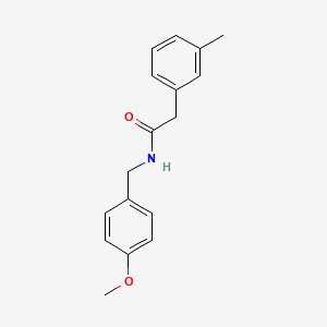 molecular formula C17H19NO2 B5293214 N-(4-methoxybenzyl)-2-(3-methylphenyl)acetamide 
