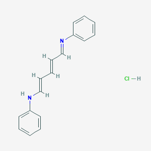 molecular formula C₁₇H₁₇ClN₂ B052934 Glutacondianil hydrochloride CAS No. 1497-49-0