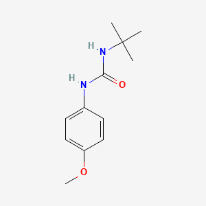 molecular formula C12H18N2O2 B5293678 N-(tert-butyl)-N'-(4-methoxyphenyl)urea 