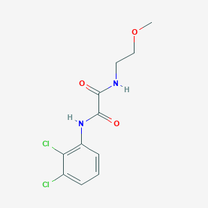 molecular formula C11H12Cl2N2O3 B5293744 N-(2,3-dichlorophenyl)-N'-(2-methoxyethyl)ethanediamide 