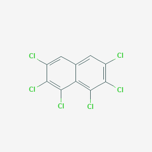 molecular formula C10H2Cl6 B052938 1,2,3,6,7,8-六氯萘 CAS No. 17062-87-2