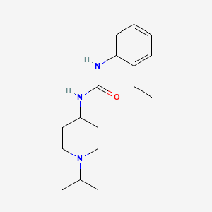 molecular formula C17H27N3O B5293919 N-(2-ethylphenyl)-N'-(1-isopropyl-4-piperidinyl)urea 