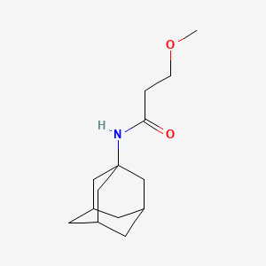 molecular formula C14H23NO2 B5293976 N-1-adamantyl-3-methoxypropanamide 