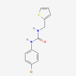 molecular formula C12H11BrN2OS B5294352 N-(4-bromophenyl)-N'-(2-thienylmethyl)urea 