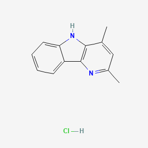 molecular formula C13H13ClN2 B5294483 2,4-dimethyl-5H-pyrido[3,2-b]indole hydrochloride 