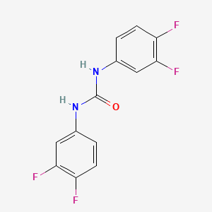 molecular formula C13H8F4N2O B5295078 N,N'-bis(3,4-difluorophenyl)urea 