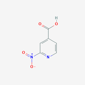 molecular formula C6H4N2O4 B052958 2-nitropyridine-4-carboxylic Acid CAS No. 33225-74-0