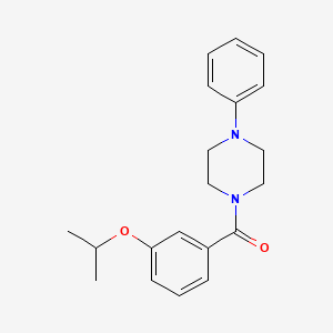 molecular formula C20H24N2O2 B5295914 1-(3-isopropoxybenzoyl)-4-phenylpiperazine 
