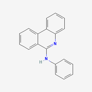 molecular formula C19H14N2 B5296341 N-phenyl-6-phenanthridinamine 
