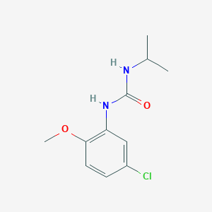 molecular formula C11H15ClN2O2 B5296411 N-(5-chloro-2-methoxyphenyl)-N'-isopropylurea 