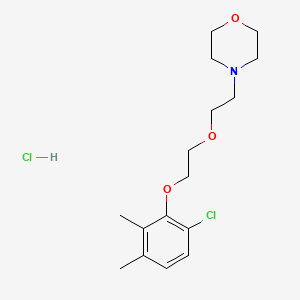 molecular formula C16H25Cl2NO3 B5296526 4-{2-[2-(6-chloro-2,3-dimethylphenoxy)ethoxy]ethyl}morpholine hydrochloride 