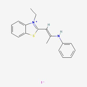 2-(2-anilino-1-propen-1-yl)-3-ethyl-1,3-benzothiazol-3-ium iodide